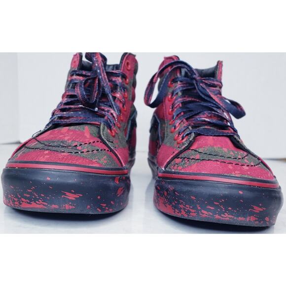 VANS A Nightmare on Elm Street Unisex Hi-Top Sneakers Size Men's 7/Women's 8.5 - Picture 9 of 15